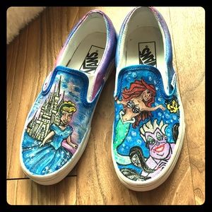 Painted Disney Vans—  limited edition